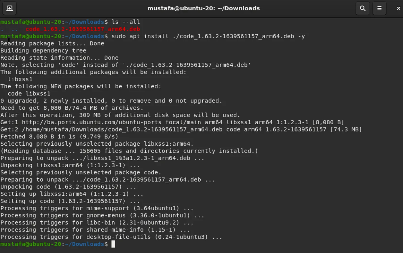 Visual Studio Code Installation